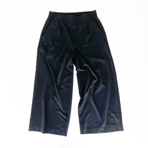 Athleta Brooklyn Wide Leg Crop Pant Black